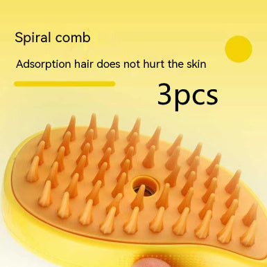 Electric Pet Grooming Brush – Steam, Massage & Hair Removal
