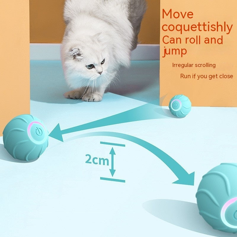 Automatic Rolling & Bouncing USB Ball for Kittens