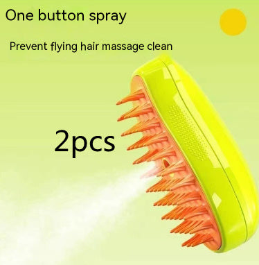 Electric Pet Grooming Brush – Steam, Massage & Hair Removal