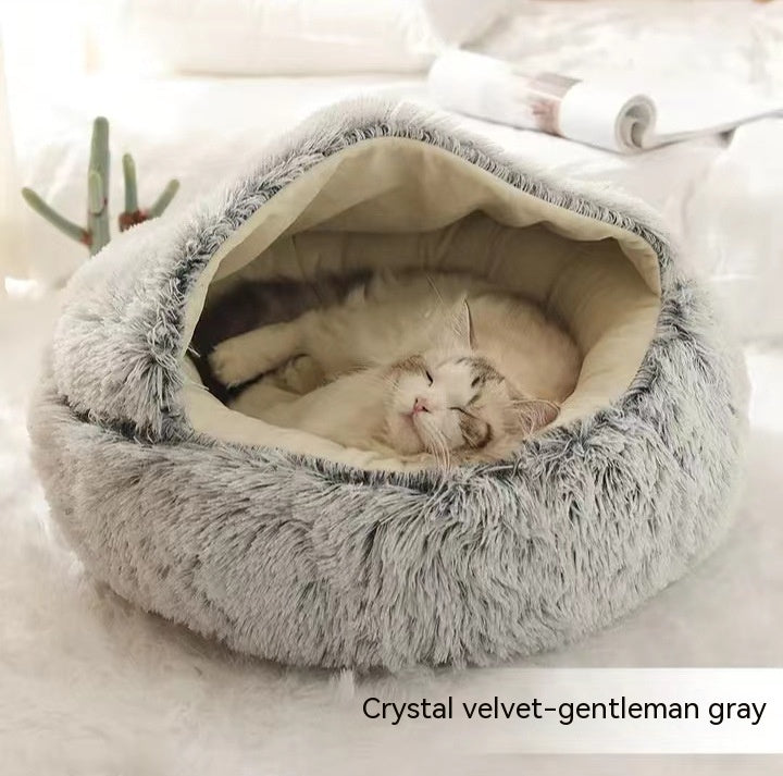 Soft Warm Winter Bed for Dogs & Cats