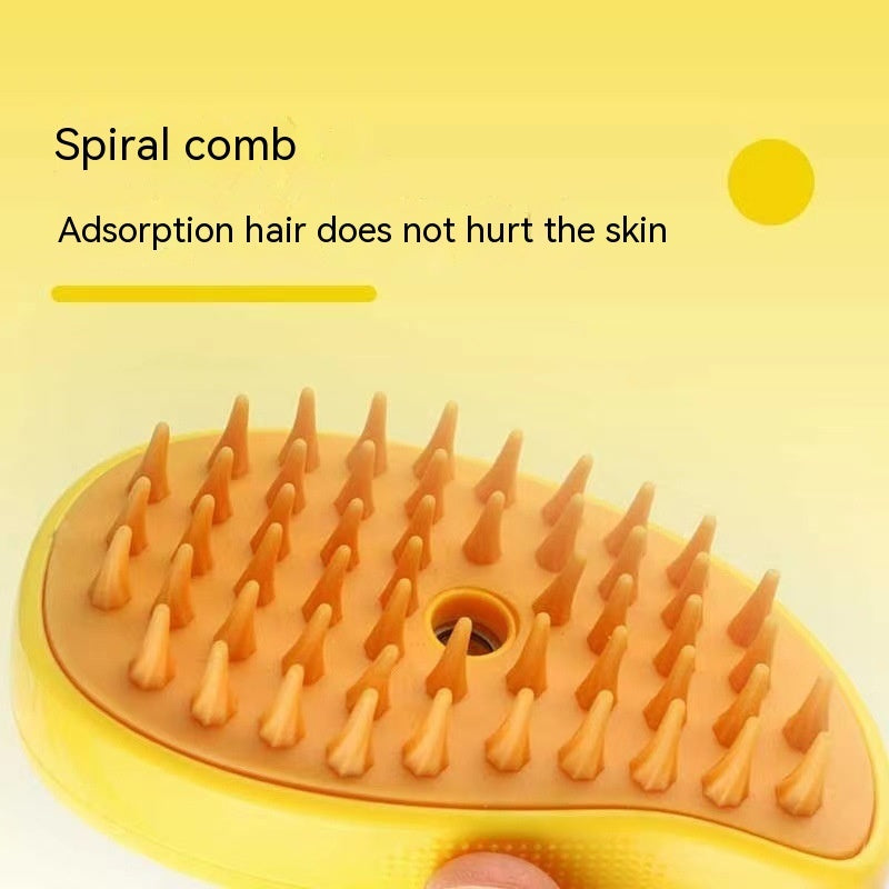 Electric Pet Grooming Brush – Steam, Massage & Hair Removal