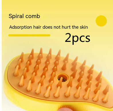 Electric Pet Grooming Brush – Steam, Massage & Hair Removal